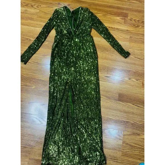 dundas green sequin dress Payette Dress – Annie's Ibiza Online